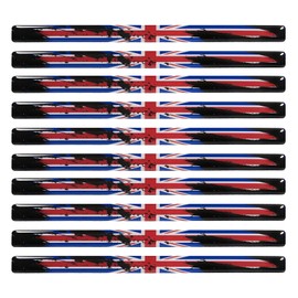 BIKE-label 3D Car Motorcycle Sticker Union Jack England 150 x 10 mm 300551VA