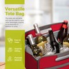 meori 9-Bottle Wine Carrier | Hibiscus Red Solid (B100341)