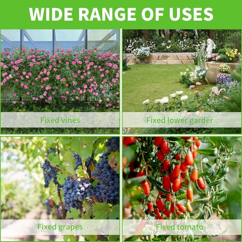 Yungeln Pack of 200 Plant Clips, Tomato Clips, Plastic Tomato