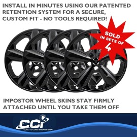COAST2COAST IMP426BLK Wheel Skin *** See Fitment Guide (Set of 4)