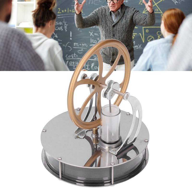 Low Temperature Stirling Engine Model DIY Interesting Stainless Steel Zinc