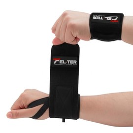 FELTER FITNESS Muñequera Deportiva, Soporte y Protección para Levantamiento de Pesas Gym