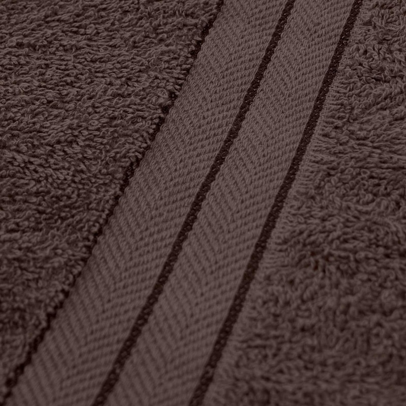 Brentfords Hand Towels for Bathroom Dark Brown, 100% Cotton Hand