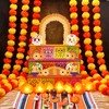 Karenhi 42 Pcs Dia De Los Muertos Decoration Kit Mexican