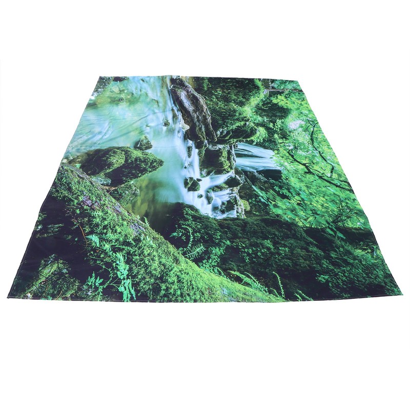 Forest Stream Scenery Tapestry Background Wall Hanging Decorative Blanket for
