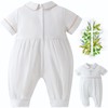 Booulfi Baby Boy Clothes 0-3 Months Christening Outfits For Boys