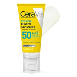 Protector Solar Facial Cerave Mineral Invisible Fps 50 48ml