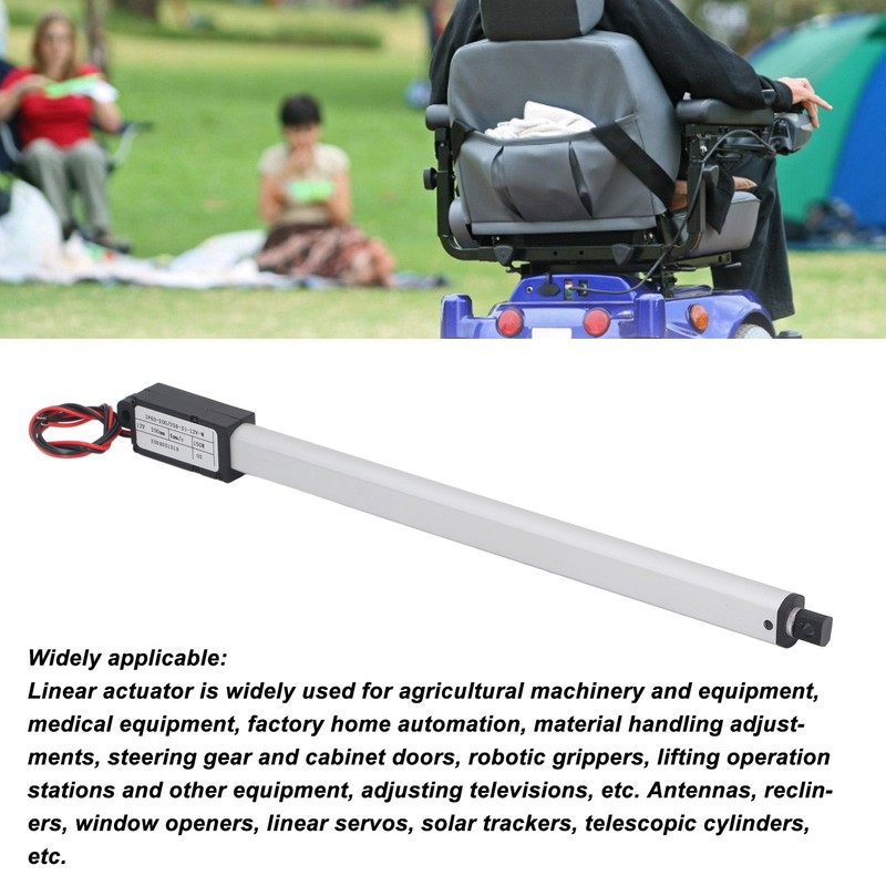 12V Electric Linear Actuator 200mm Stroke 4mm/s Linear Actuator Motor