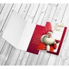 BREITENWERK A4 XXL Christmas Card Santa Claus with Envelope -