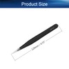 Auniwaig Anti-static Tweezers 4.72 inch Length ESD-10 tweezers Precision Slant