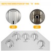 Allstare Stainless Steel WB03X29315 Stove knobs Replacement for GE Stove