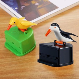 YudeWater 2 Pcs Toothpick Dispensers Bird Shaped, Little bird toothpick dispenser, creative push-type toothpick bird dispenser, Cute Funny Toothpick Box for Kitchen, Bird Shaped toothpick holder