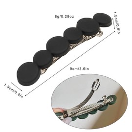 TSUOUKL Set of 4 French Hair Clips, Hair Clip Set for Women, Thin Hair, Automatic Hair Clip for Fine Hair