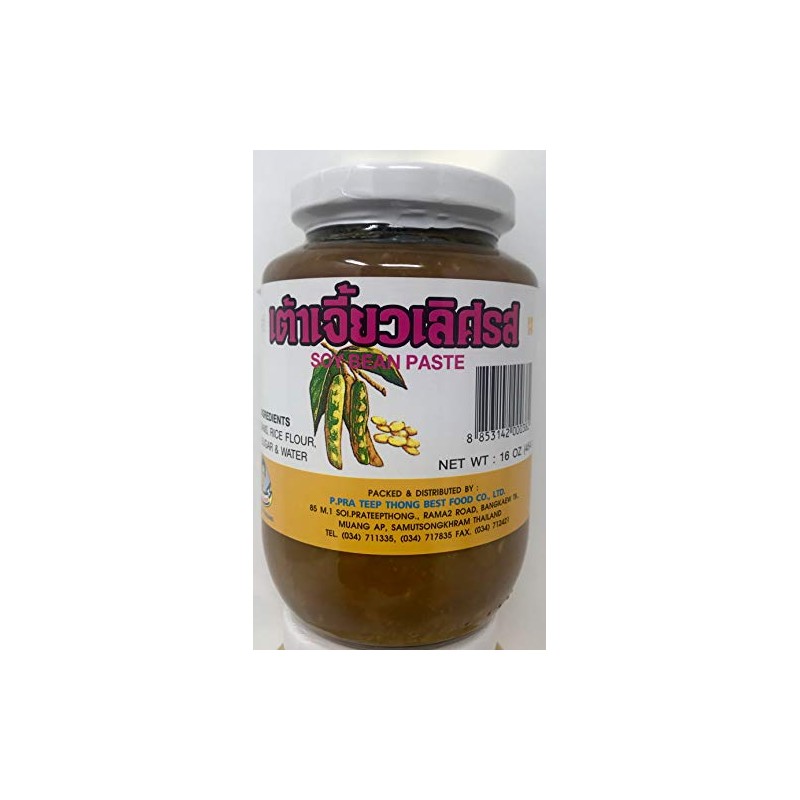 P. PraTeepThong Soy Bean Paste Net Wt. 16oz (454g)
