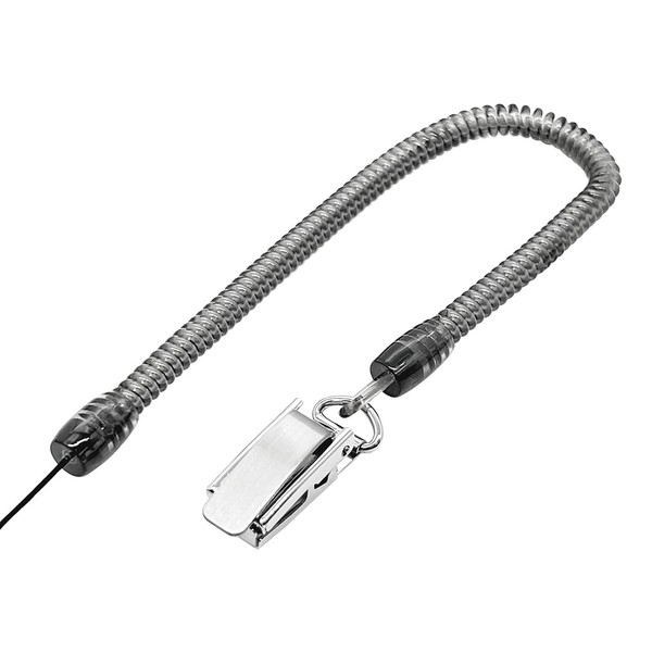 Rasta Banana RCSTM02BK Coil Strap, Metal Clip, Thick, Long, Strong