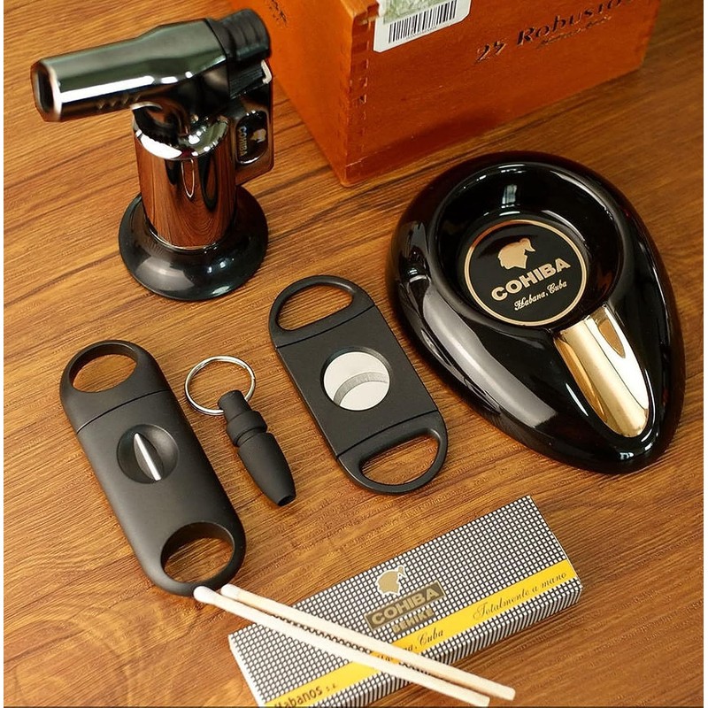 V-Cut Cigar Cutter Wedge Cut Portable Cigar Cutters for Men(4Pack,