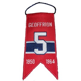 Bernie Geoffrion Retirement Banner