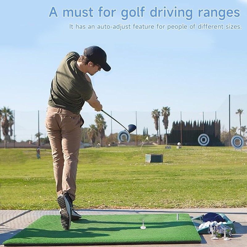 ZKFSIE Adjustable Height Golf Tee 2.1"-2.9" | Durable Rubber &
