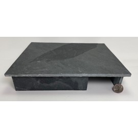 TheFrogHouse Slate Stone Reptile Hide 10x8x2.5 Natural Cave Decor