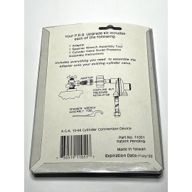 P.D.Q. LP Propane Gas Grill Cylinder Connection Upgrade Kit