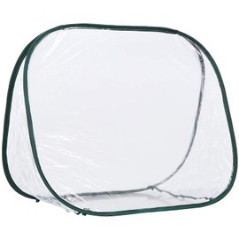 Takasho GRH-16 Greenhouse, Pop-up Type Greenhouse, Approx. Width 35.8 x Depth 21.3 x Height 28.3 inches (91 x 54 x 72 cm), Includes Pin for Fixing, Vinyl House Thermal Cover