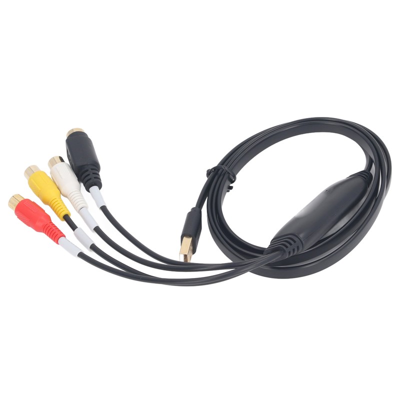 Video Capture Card USB to RCA S Video Converter Adapter