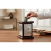 Wood & Silver Plated Tzedakah Box/Charity Box Designed with Shabbat