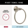 Delta Windemere (1-Pack) Hand Towel Holder SpotShield Brushed Nickel Towel
