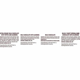 Hershey's Nuggets Assortment Variety Pack 52oz/145 Pieces Milk Chocolate Almonds