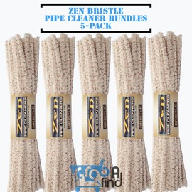 ZEN Bundles Zen Pipe Cleaners Hard Bristle 5 Pack - 44/bundle X4 / 220 count