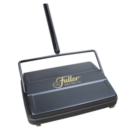 Fuller Brush 17027 Electrostatic Carpet & Floor Sweeper - 9" Cleaning Path - Lightweight - Ideal for Crumby Messes - Works On Carpets & Hard Floor Surfaces - Black