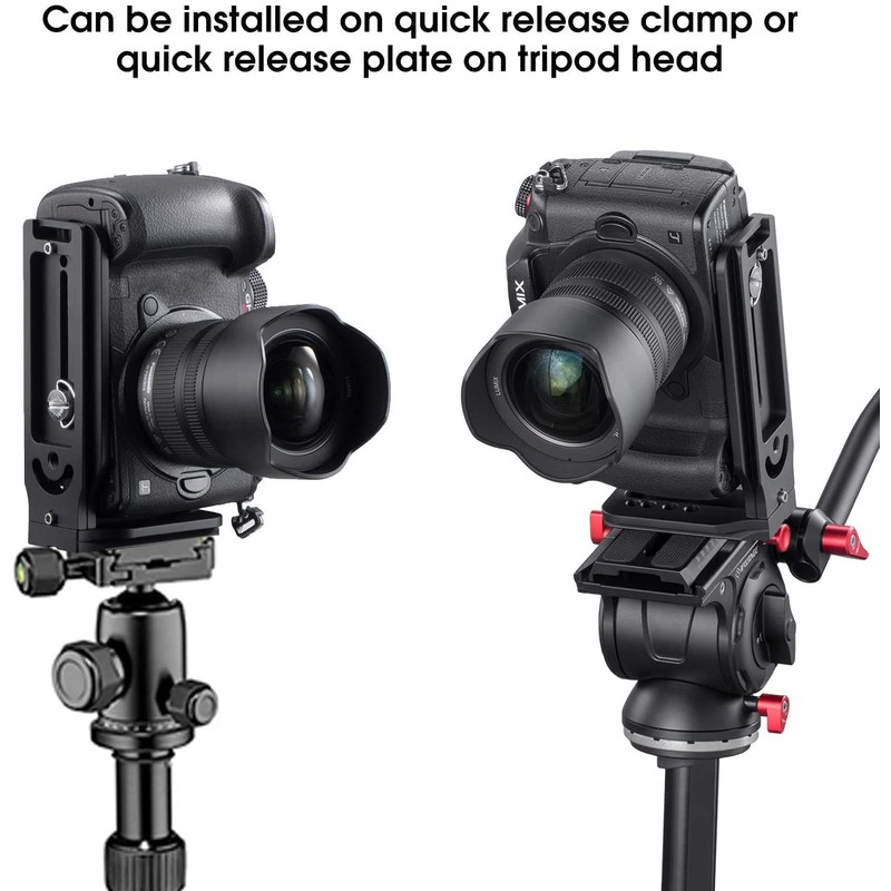 DSLR Camera L Bracket Vertical Horizontal Switching Tripod Quick Release