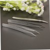 VILLFUL Beads Painting Tweezers Set Pcs Stainless Steel Tweezers Clips
