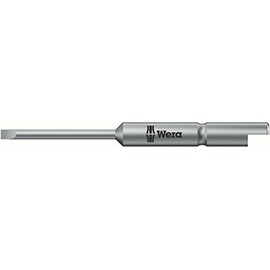 Wera 05135266001 0.40 x 2.0 x 44 mm 800/9 C Bits for Slotted Screws - Silver