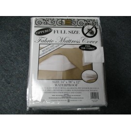 Better Home Zippered FABRIC Mattress Cover Waterproof Bug FULL SIZE BRAND NEW