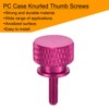 sourcing map 12pcs M3x10mm Knurled Thumb Screw Computer Case Threaded