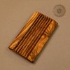 DAS OLIVENHOLZBRETT® Olive Wood Soap Dish / Fluted Olive Wood