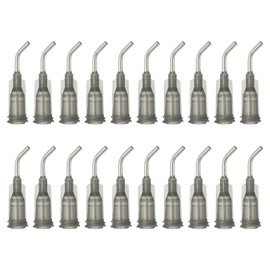 PATIKIL Blunt Tip Dispensing Needles with Bent Blunt Needle, 200 Pcs 0.5 Inch 16G Industrial Liquid Dispenser Needle with Lure Lock for Refilling Liquid Ink