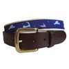 No27 Mens Nantucket, Cape Cod, Martha's Vineyard Nautical Leather Belt,