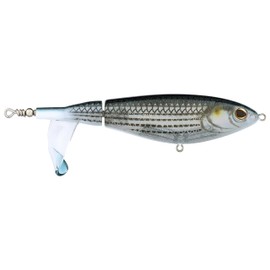 Berkley Choppo Topwater Fishing Lure, Mullet, 1 oz, 120mm Topwater, Enhanced Propeller Surface Area for Maximum Disturbance, Equipped with Sharp Fusion19 Hook