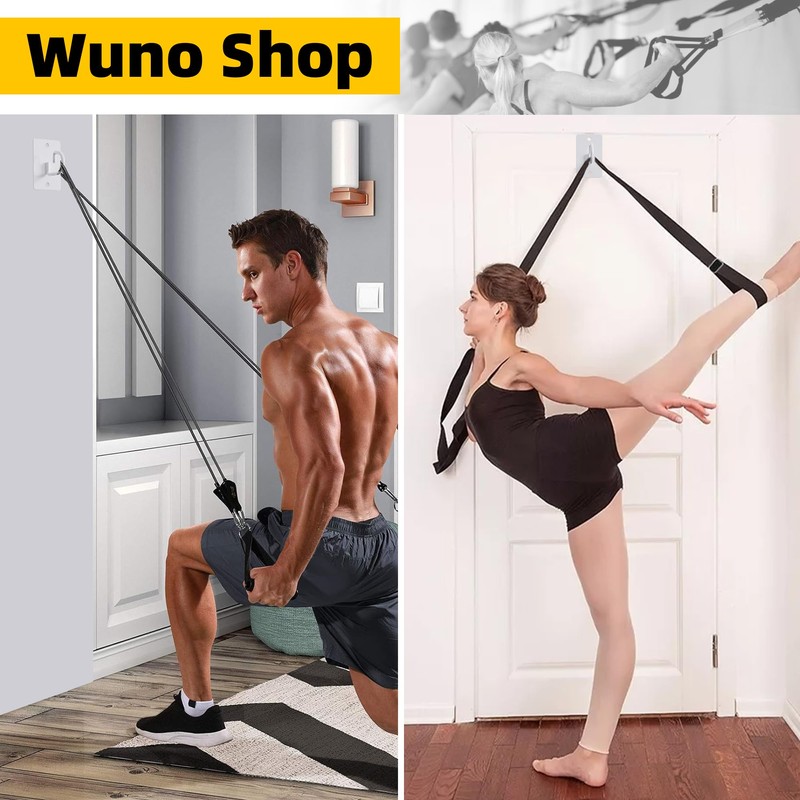 Wuno Shop 3 Pcs Wall Anchors for Resistance Bands, Wall