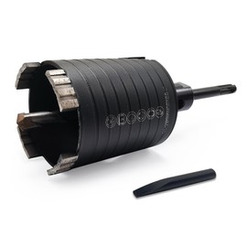 GVHAKG Diamond Core Drill Bit, Socket Countersink Core Drill Bit, Set 68 mm, Segment Height 10 mm, Side Slotted, with Pilot Drill 10 x 120 mm, of Electric Flush-Mounted Boxes in Concrete, Masonry and