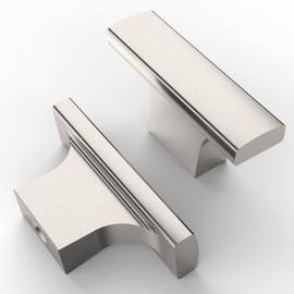 Amerdeco 10 Pack Kitchen Cabinet Knobs Dresser Knobs Drawer Knobs, Brushed Satin Nickel Knobs for Dresser Drawers, Knobs and Pulls for Bathroom Cabinets AM024