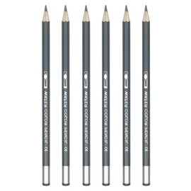 PATIKIL Watercolor Pencil, 6Pcs Water Soluble Pencils for Blending, Coloring, Sketch Drawing, Painting, Grey