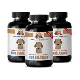 Dog Calming Solution - Premium Relaxant for Dogs - Amazing Calming AID - Natural Formula - Treat - Chamomile Dog Treats - 270 Treats (3 Bottle)