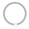 sourcing map 6 Pcs Stainless Steel Letter Link Charm, Alphabet