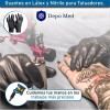 lw concept Guantes Negros De Nitrilo 100% No Fake, No