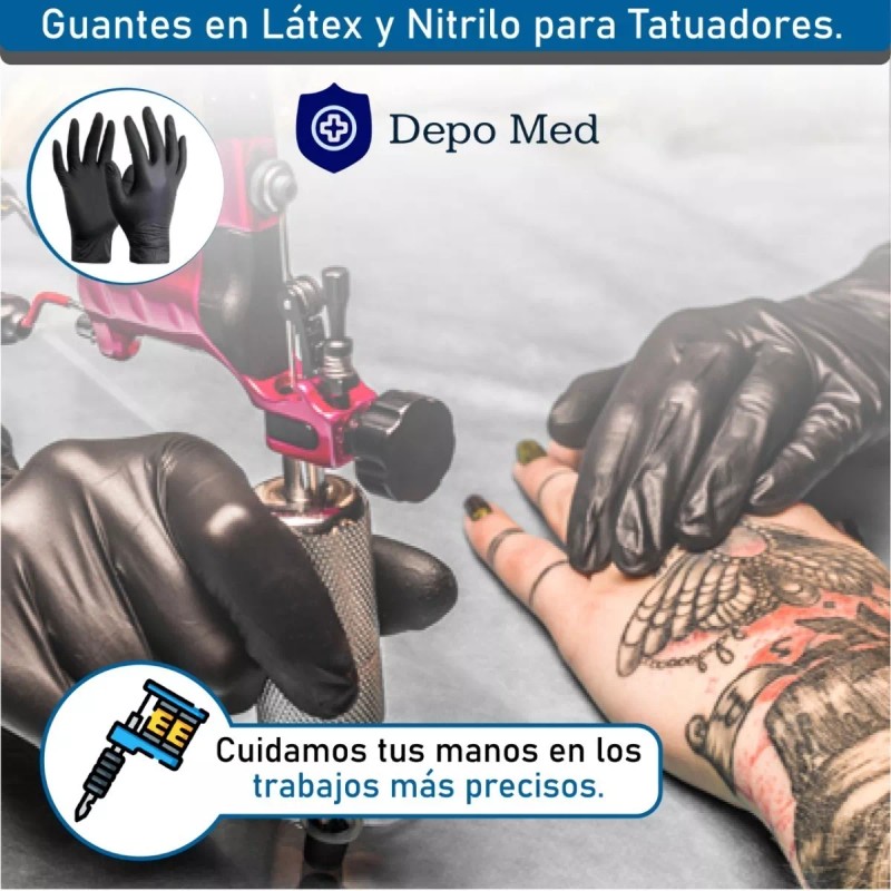 lw concept Guantes Negros De Nitrilo 100% No Fake, No