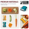 Monkey Business Karoto Julienne - Zoodle Maker, Vegetable Spiraliser with