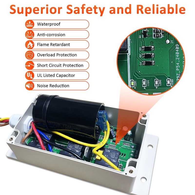 Soft Start for RV Air Conditioners, Reduces Inrush Current by